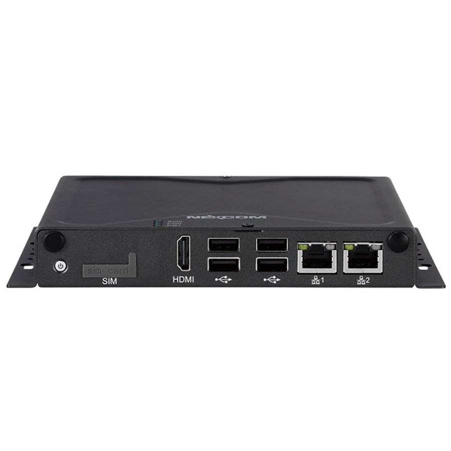 NISE 50 Industrial Fanless Embedded PC with Intel Atom E3826 1.46GHz ...